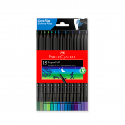 LAPICES DE COLOR FABER CASTELL x15 COLORES FRÍOS